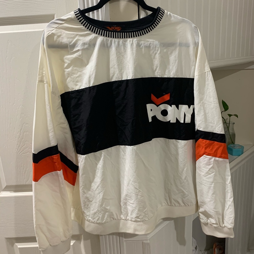 WHITE PONY WINDBREAKER LONG SLEEVE WORKOUT Comfy